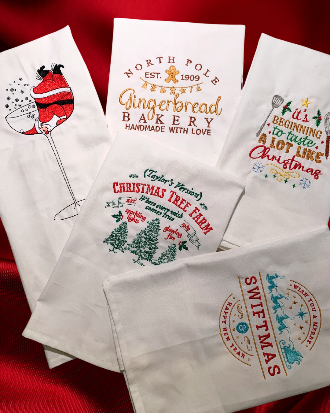 It's beginning to taste a lot like christmas, Tea Towel