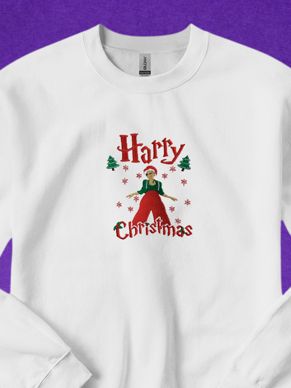 Harry Christmas, Embroidered sweatshirt