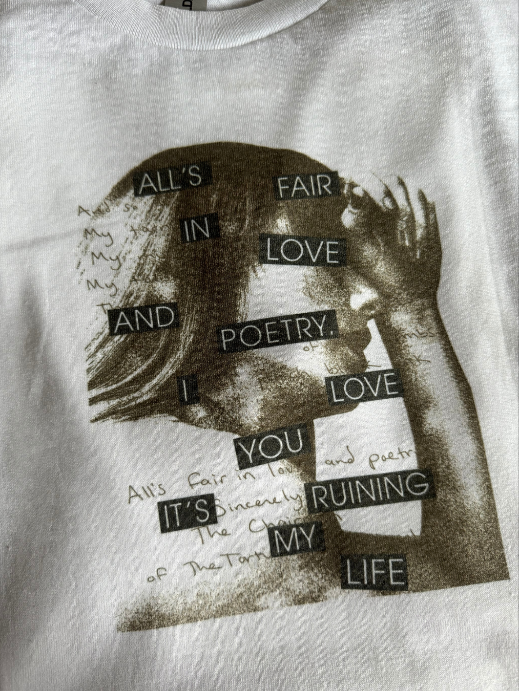 The Tortured Poets Department, sublimated t-shirt