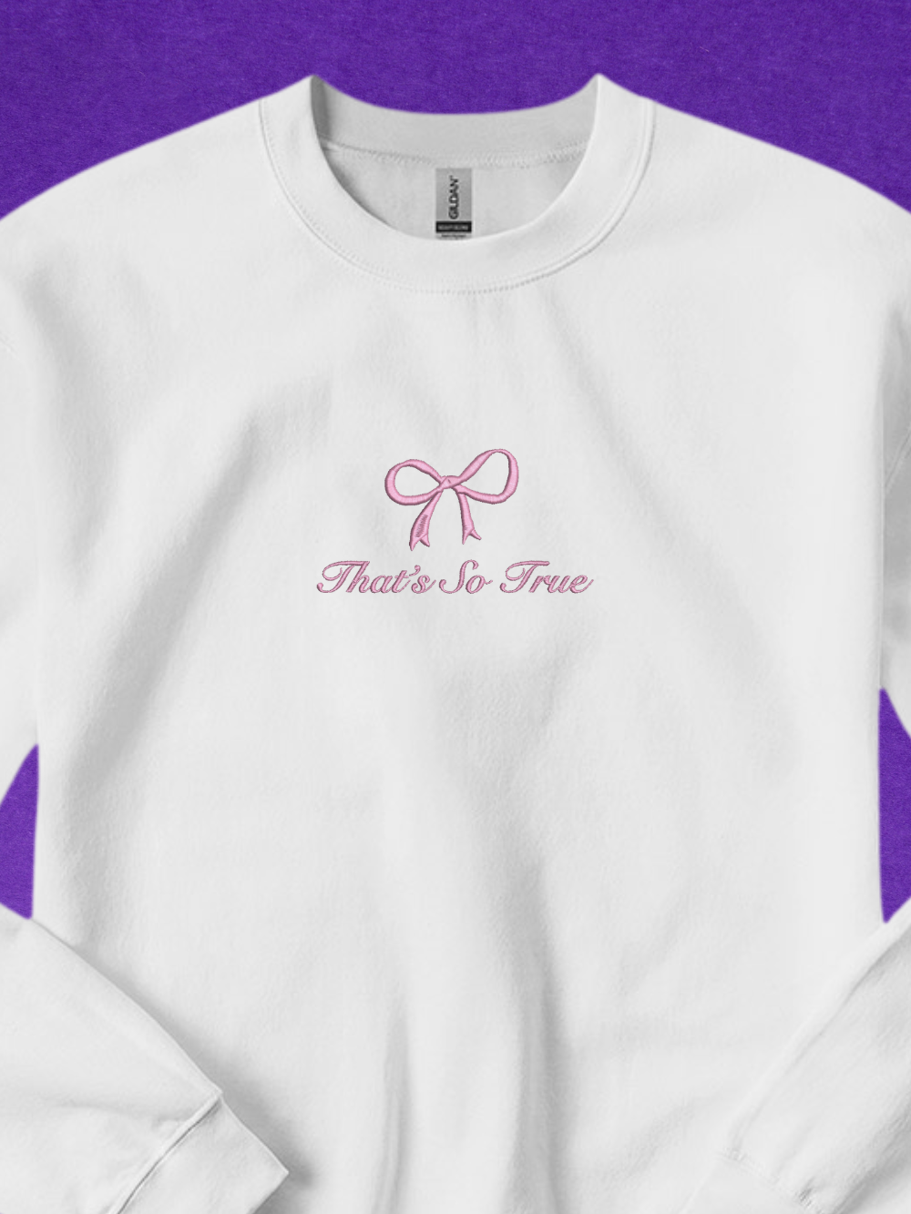 That's So True, Gracie Abrams, embroidered Crewneck Sweatshirt