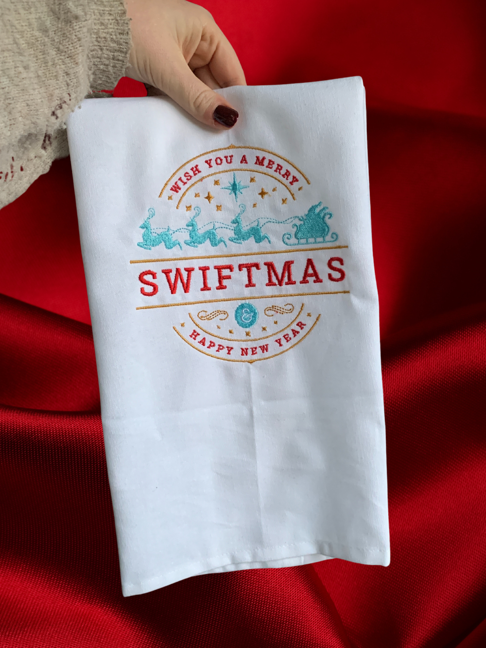 Swiftmas Tea Towel