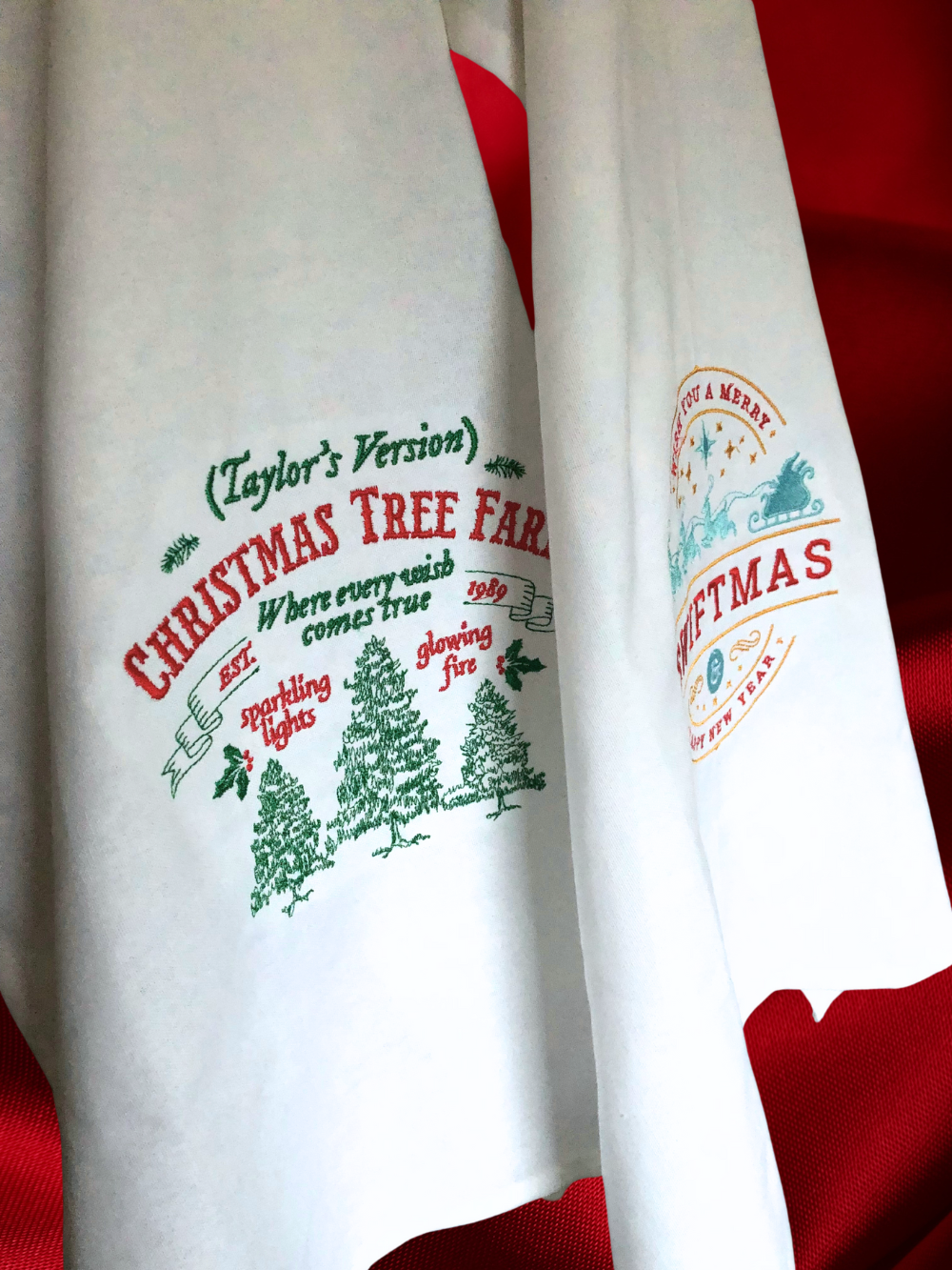 Christmas Tree Farm Tea Towel