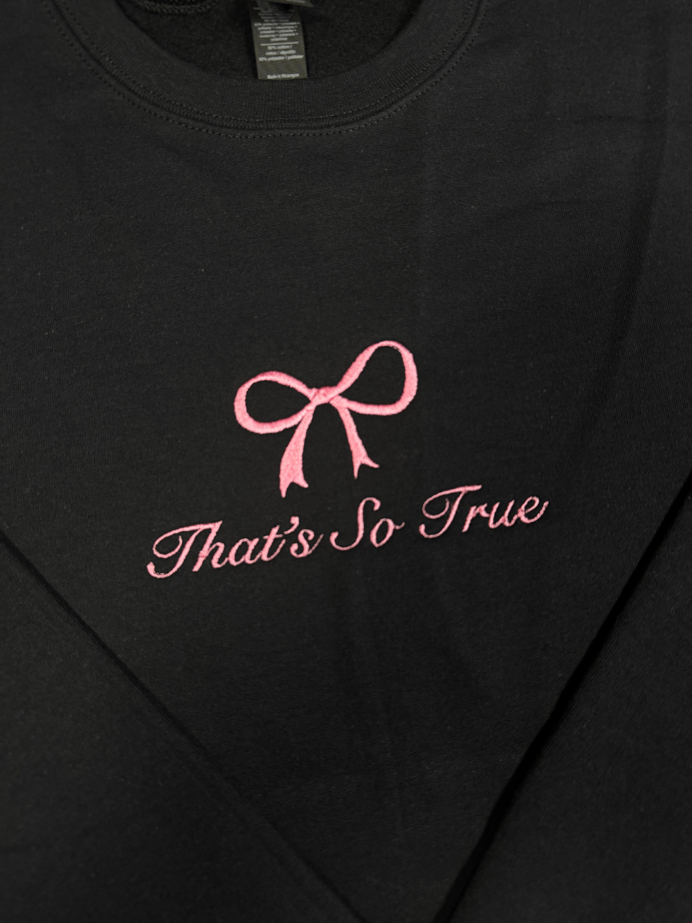 That's So True, Gracie Abrams, embroidered Crewneck Sweatshirt