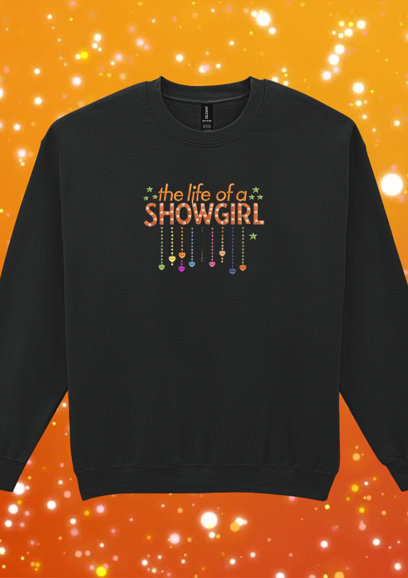 The Life of a Showgirl - Embroidered Crewneck Sweatshirt