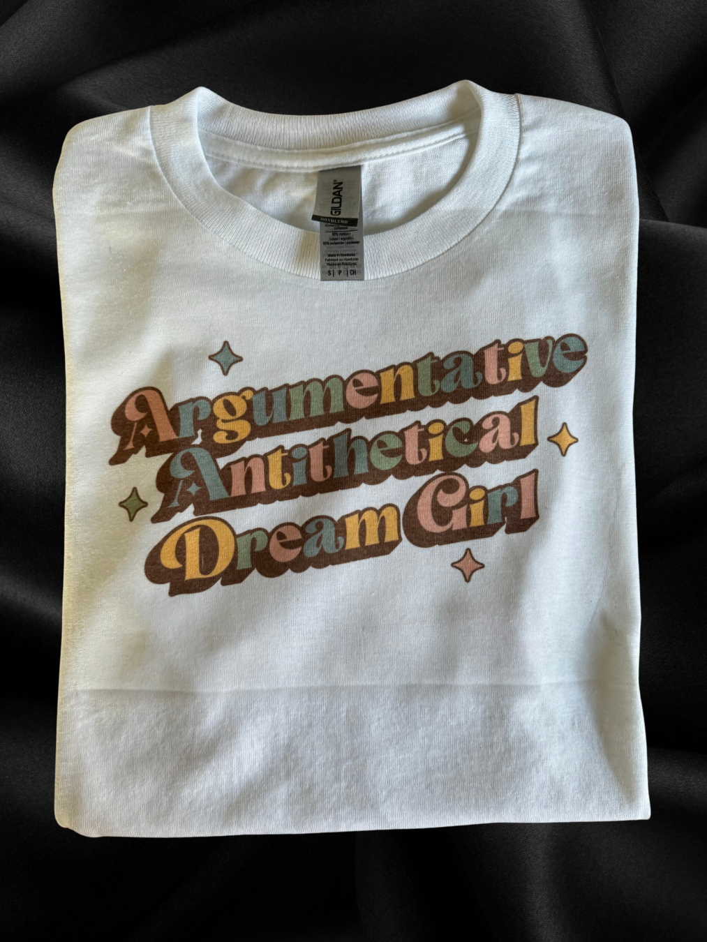 Argumentative Antithetical Dream Girl - Hits Different, sublimated t-shirt