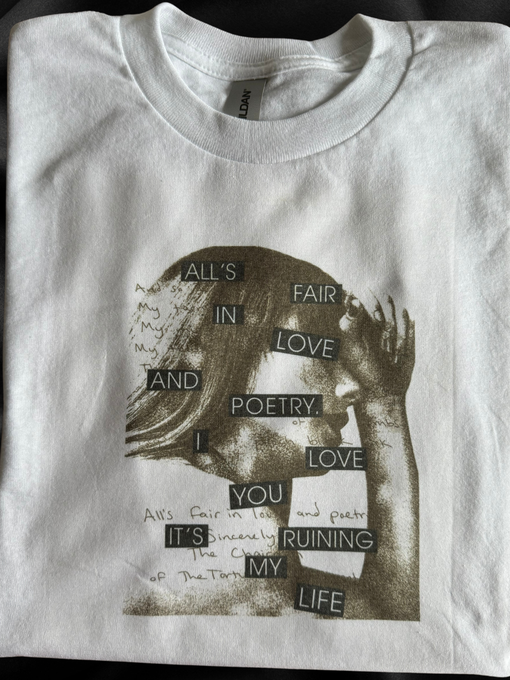 The Tortured Poets Department, sublimated t-shirt