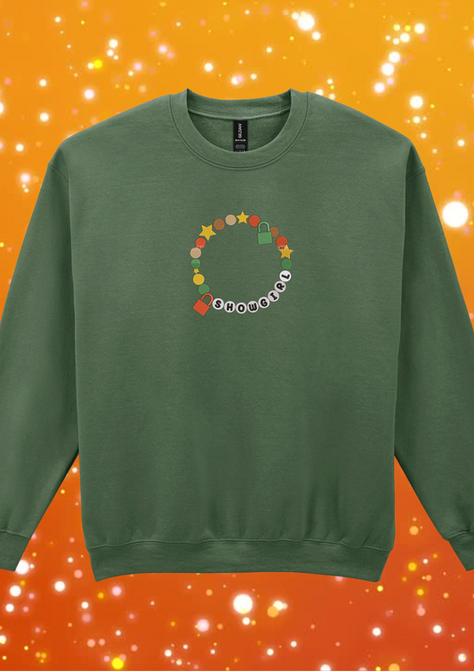 The Life of a Showgirl - Embroidered Crewneck Sweatshirt