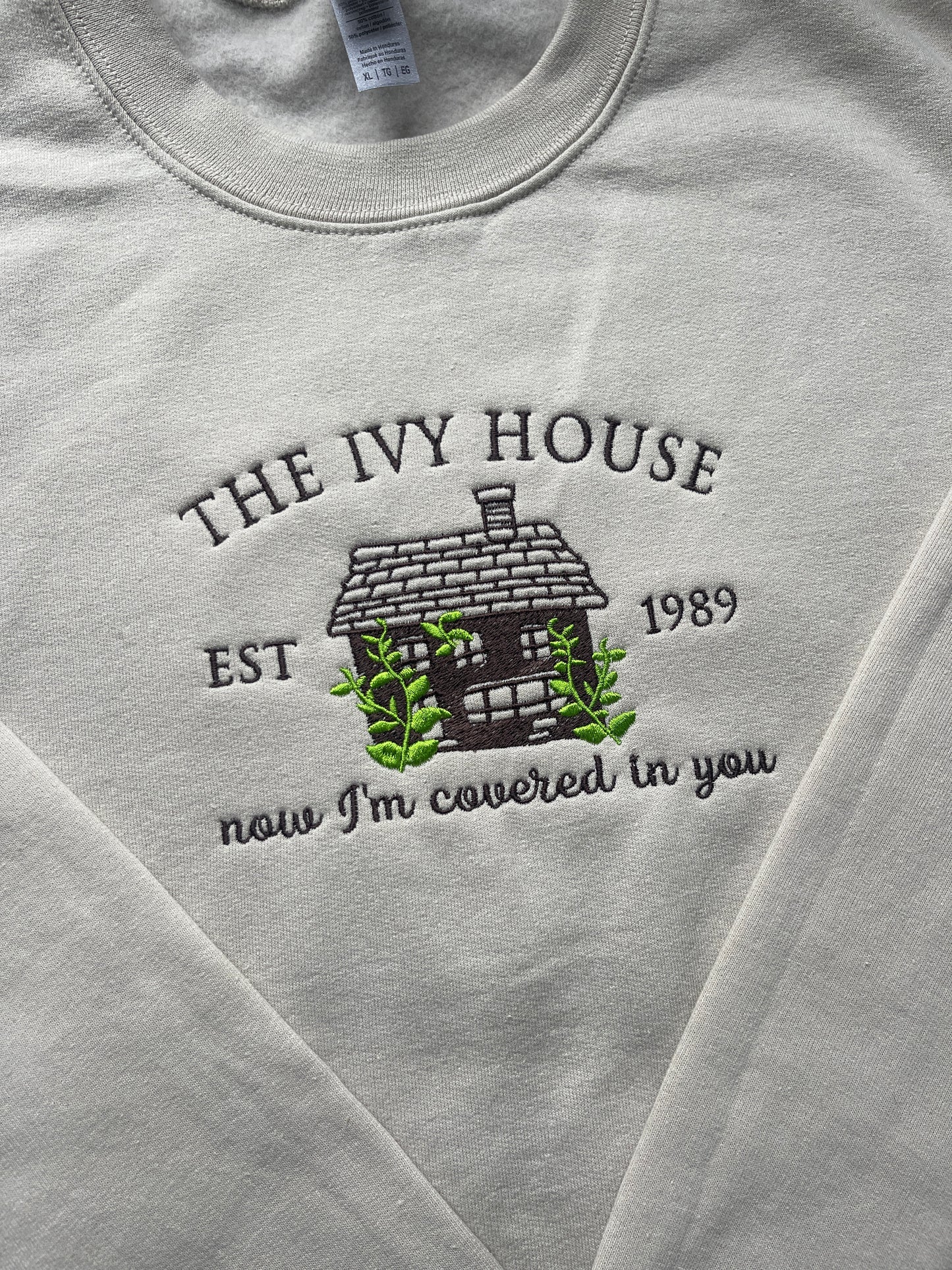 The Ivy House, EMBROIDERED , Crewneck Sweatshirt