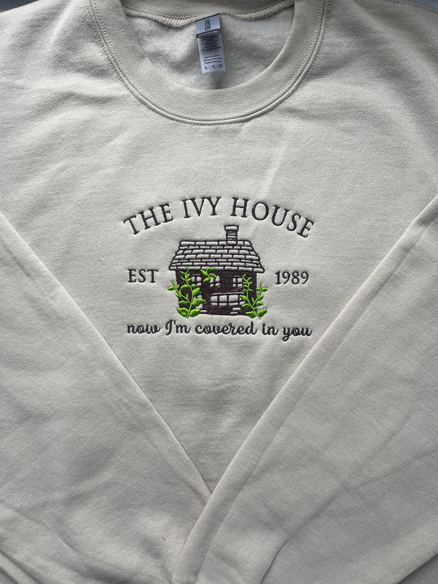 The Ivy House, EMBROIDERED , Crewneck Sweatshirt