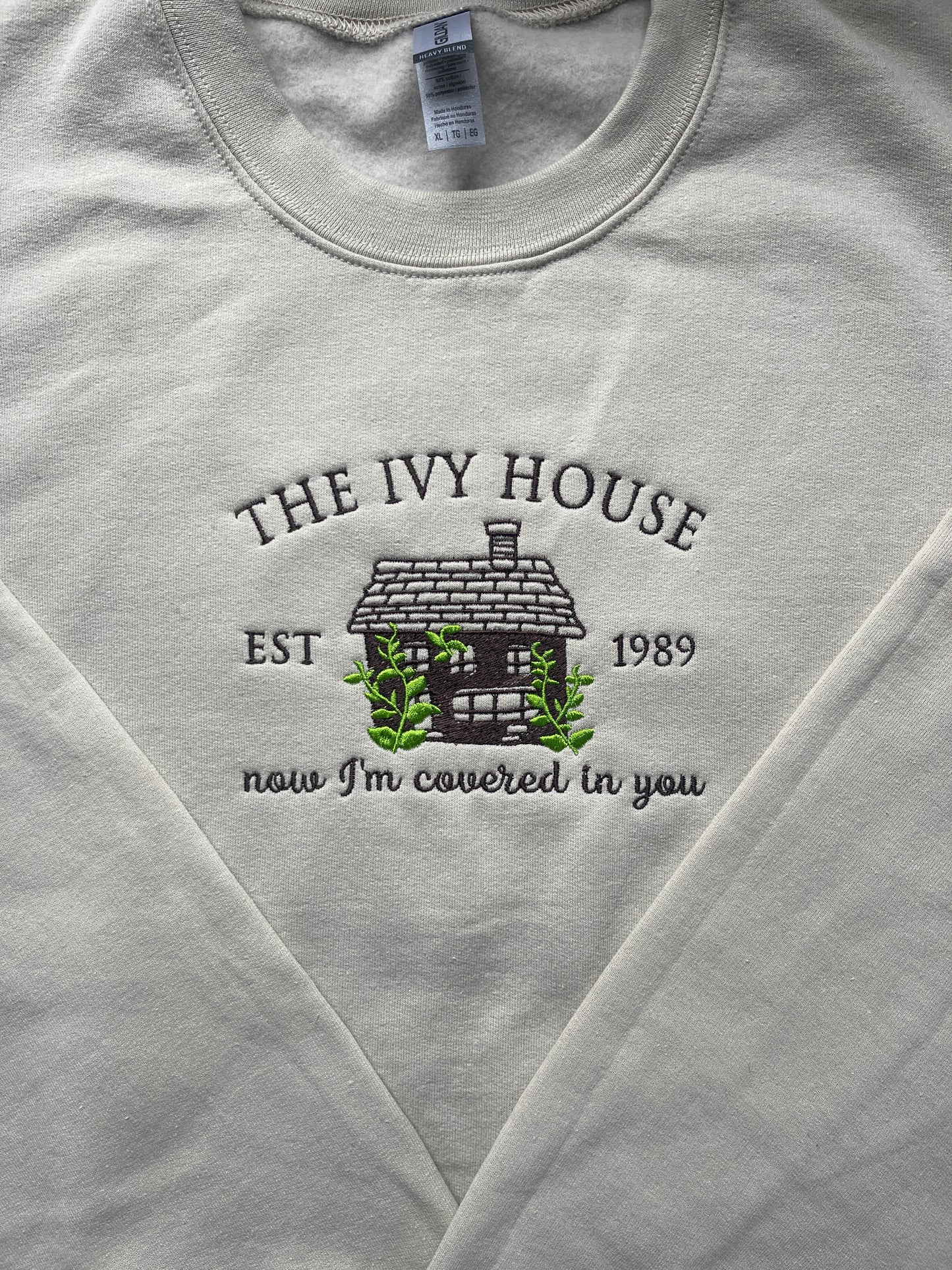 The Ivy House, EMBROIDERED , Crewneck Sweatshirt