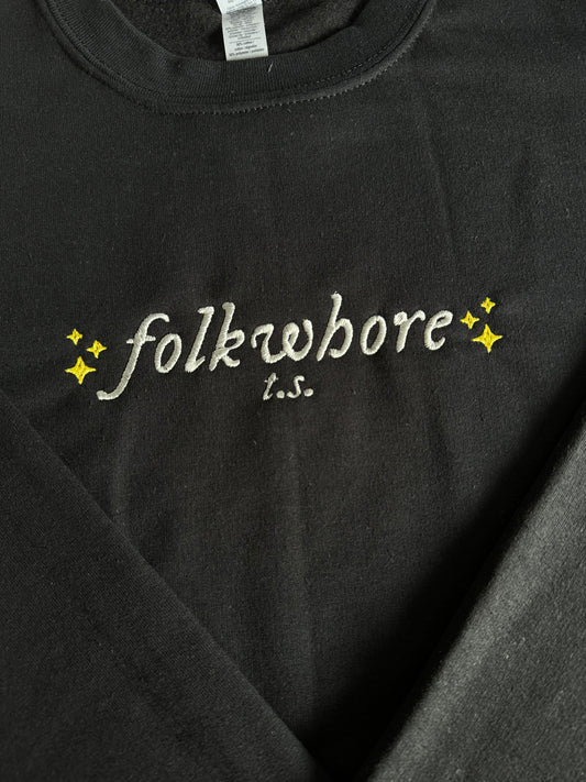 EMBROIDERED Folklore - t.s. - sweatshirt