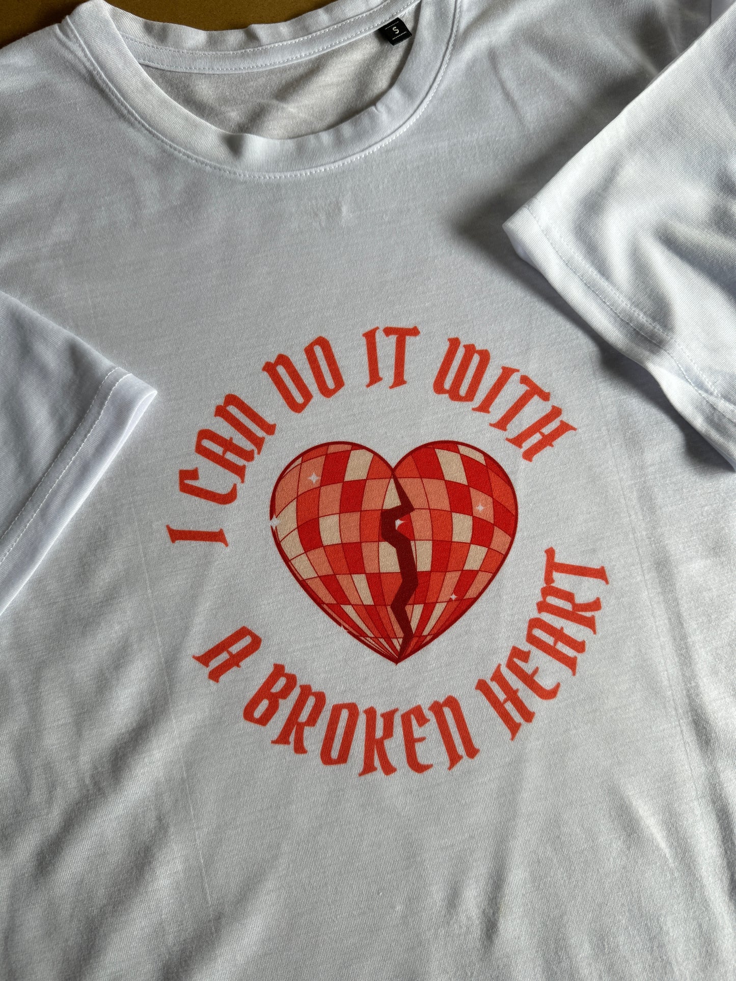 I can do it with a broken heart, sublimated t-shirt