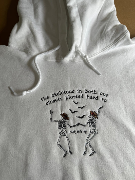 Too good to go!  - Cowboy Like Me - EMBROIDERED Hoodie