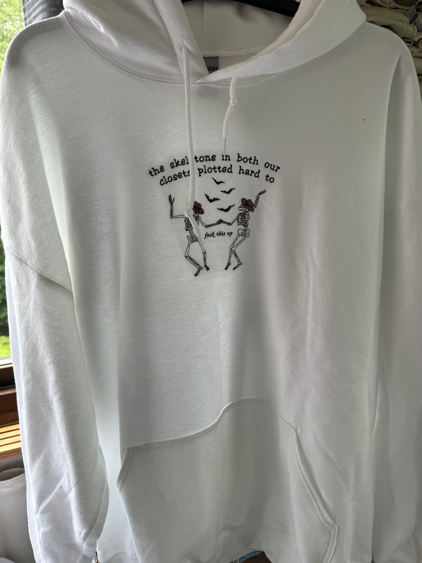 Too good to go!  - Cowboy Like Me - EMBROIDERED Hoodie