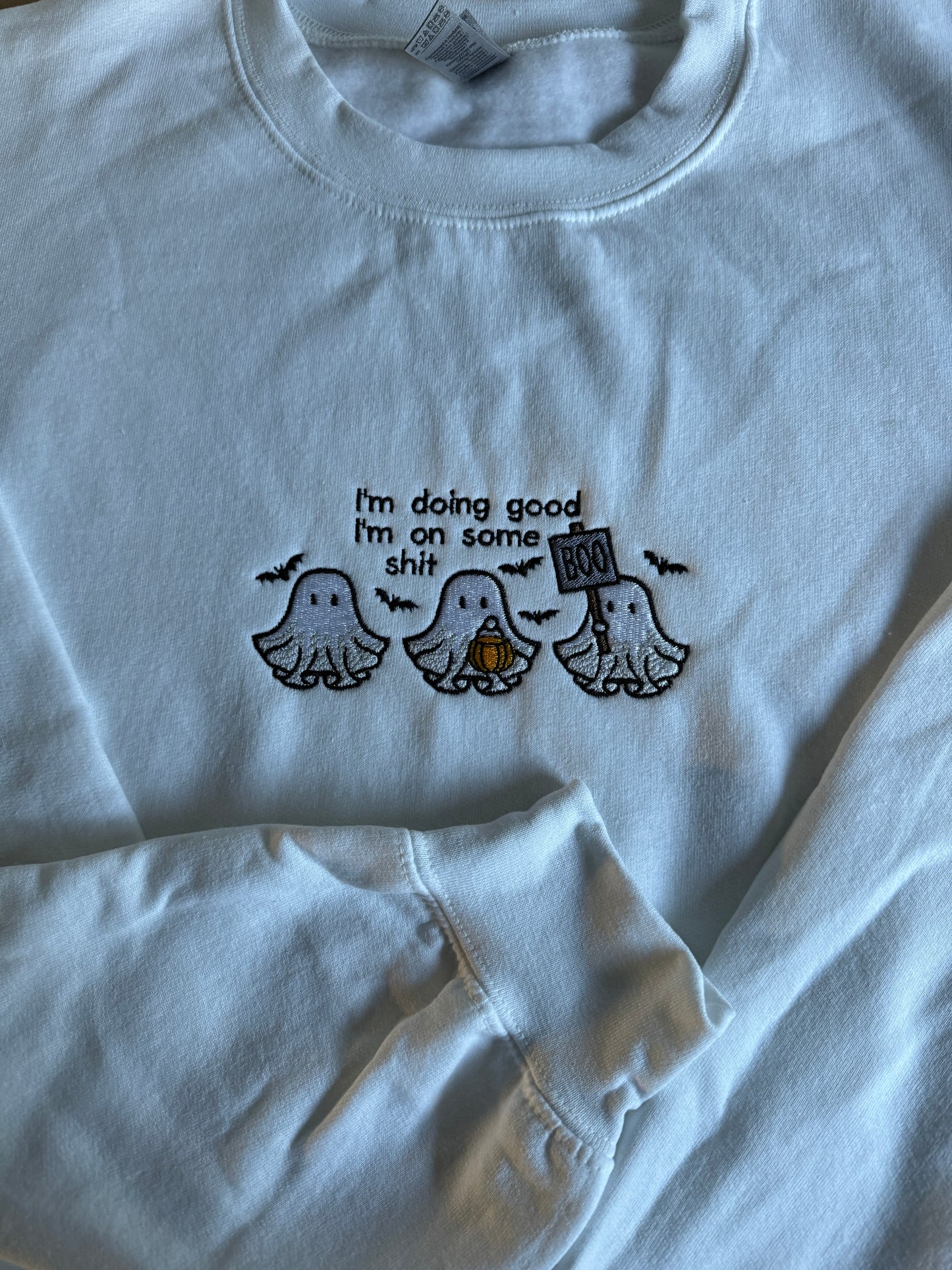 I'm doing good I'm on some BOO shit - Halloween Swiftie crewneck