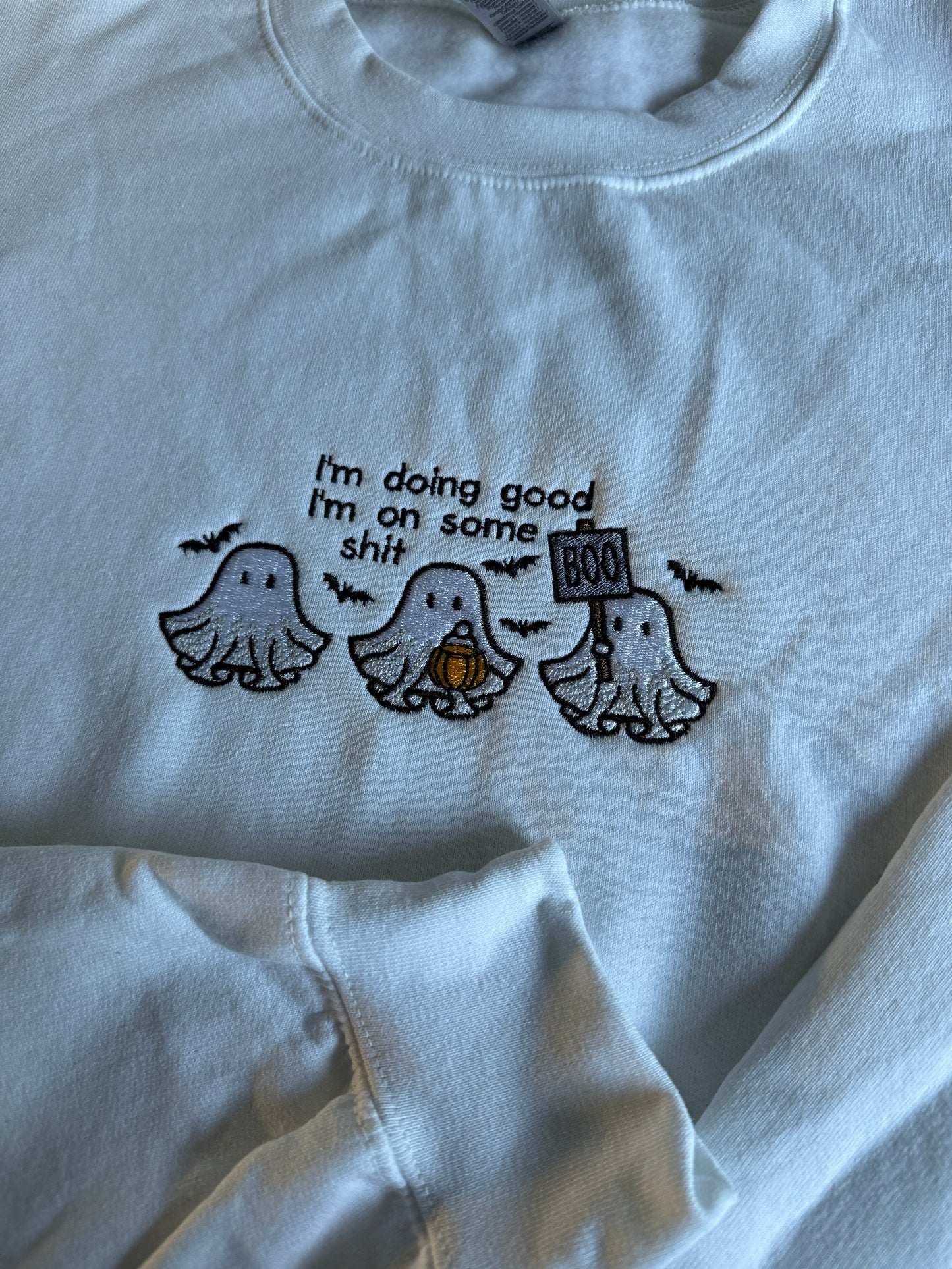 I'm doing good I'm on some BOO shit - Halloween Swiftie crewneck