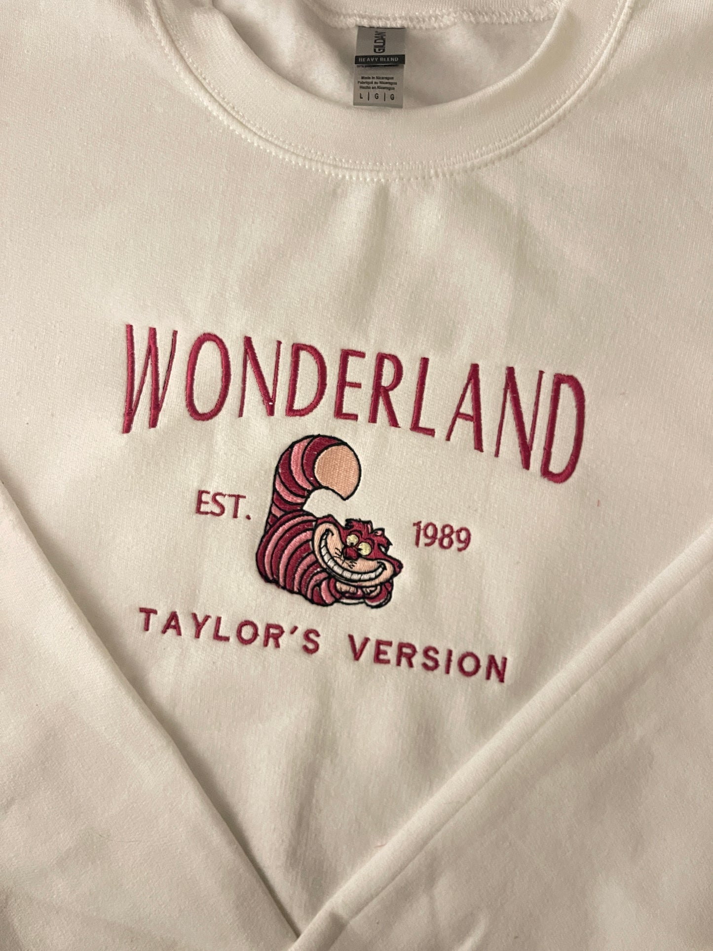 1989, Wonderland, Embroidered sweatshirt