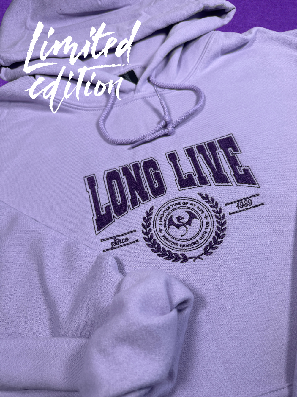 Long Live - Limited Edition, Embroidered sweatshirt