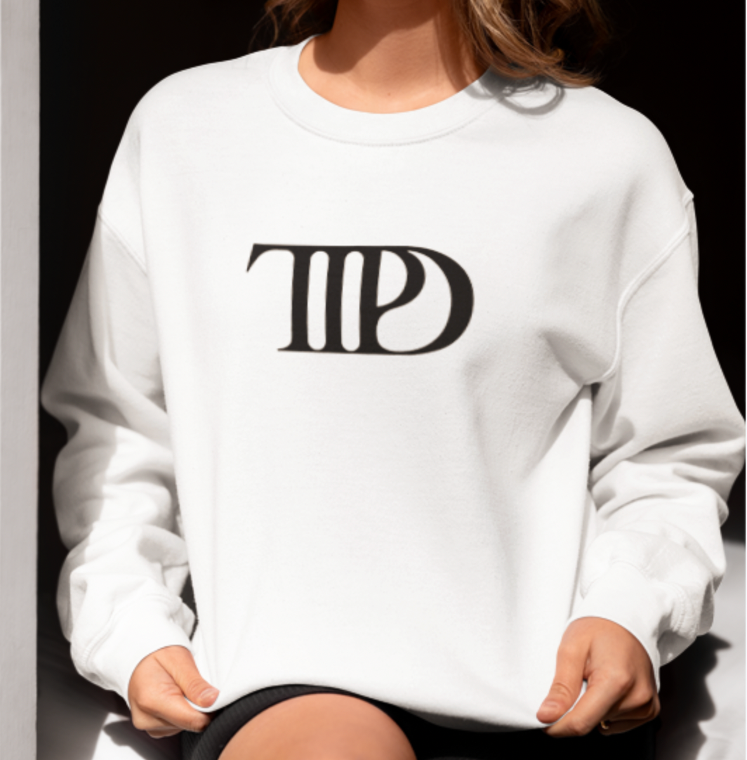 The Tortured Poets Department, Vinyl printed, Crewneck Sweatshirt