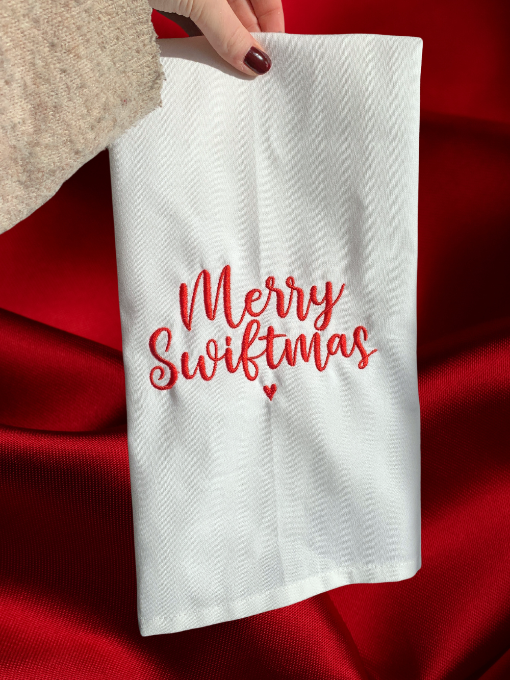 Merry Swiftmas Tea Towel