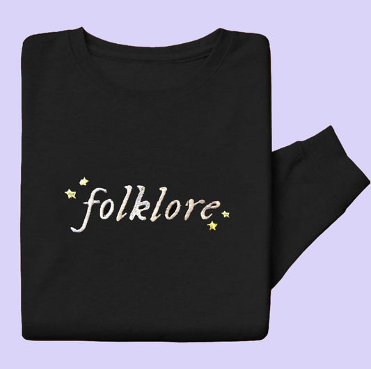 EMBROIDERED Folklore - sweatshirt