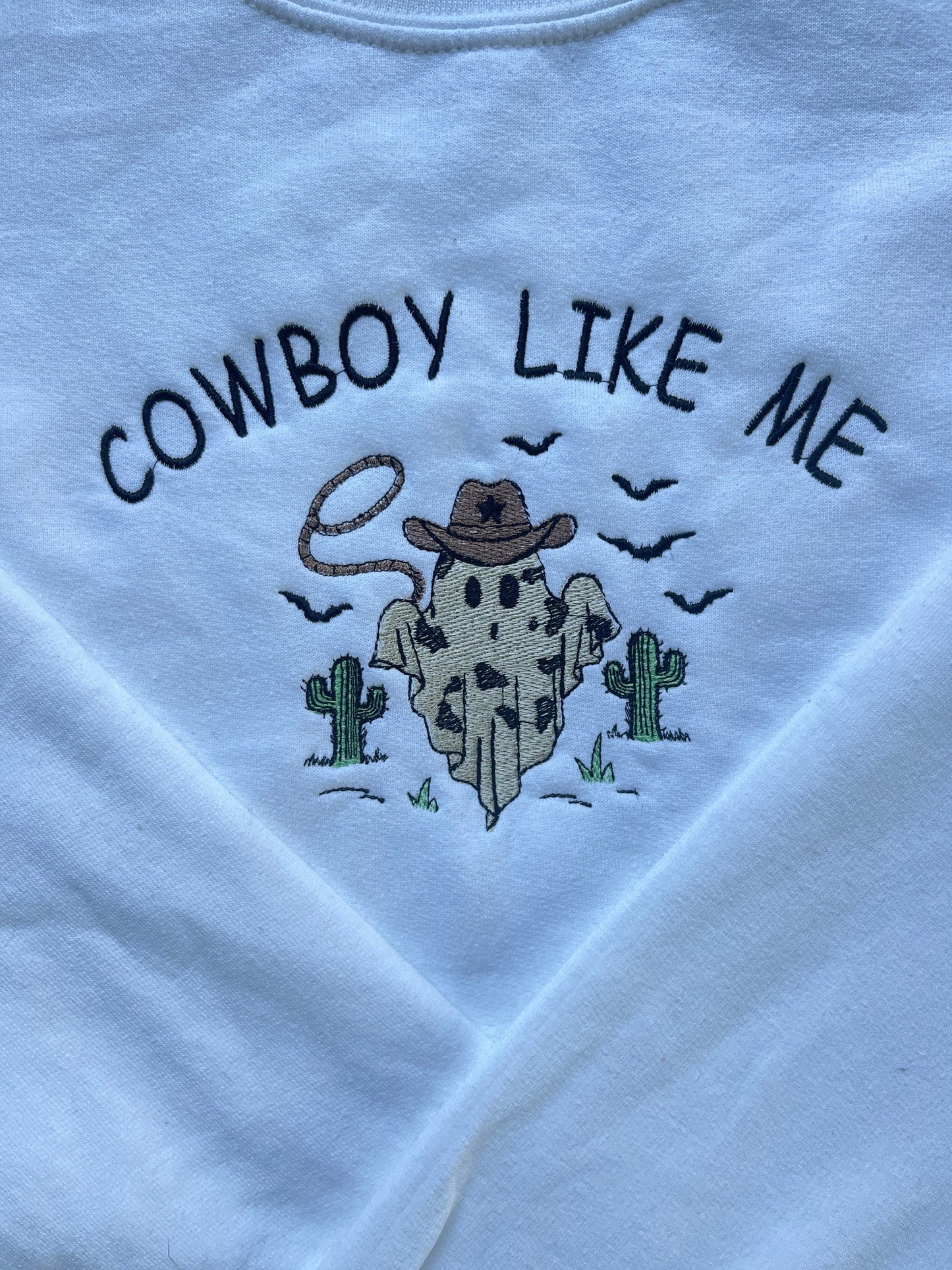 cowboy like me, halloween, swiftie crewneck